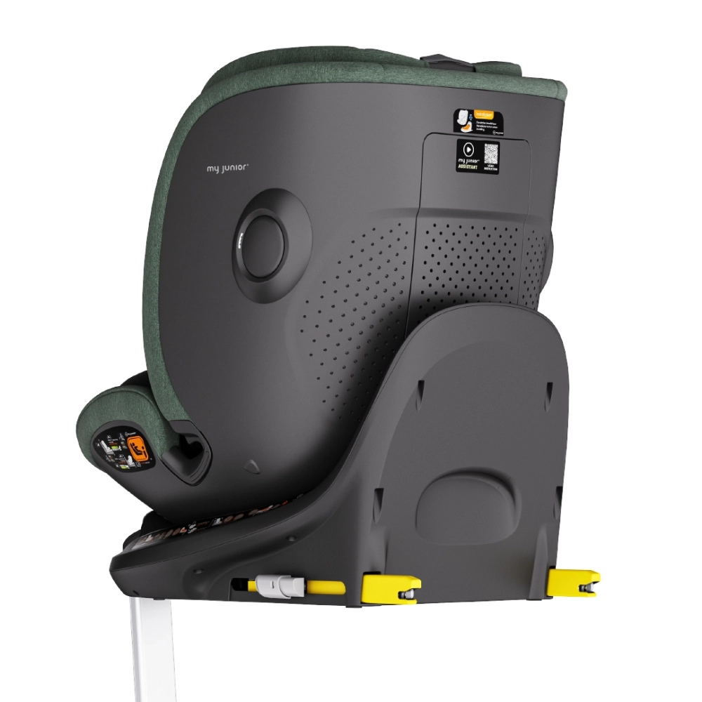 my junior CYRO 360° i-Size Reboarder Grün