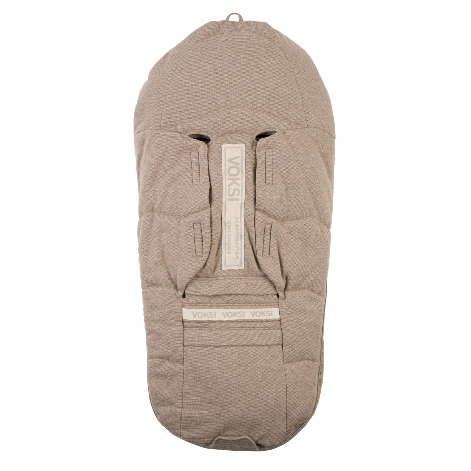 VOKSI Breeze Light Fußsack für Babyschale Walnut