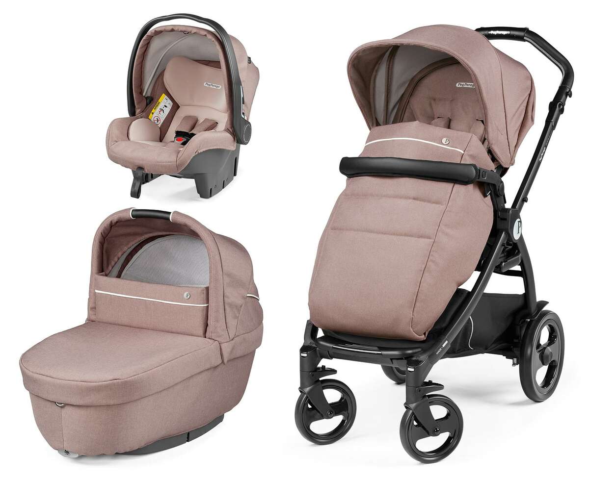 Peg Perego Kinderwagenset Book Smart (Inkl. Babyschale) Rosette Peg Perego Kinderwagenset Book Smart (Inkl. Babyschale) Rosette