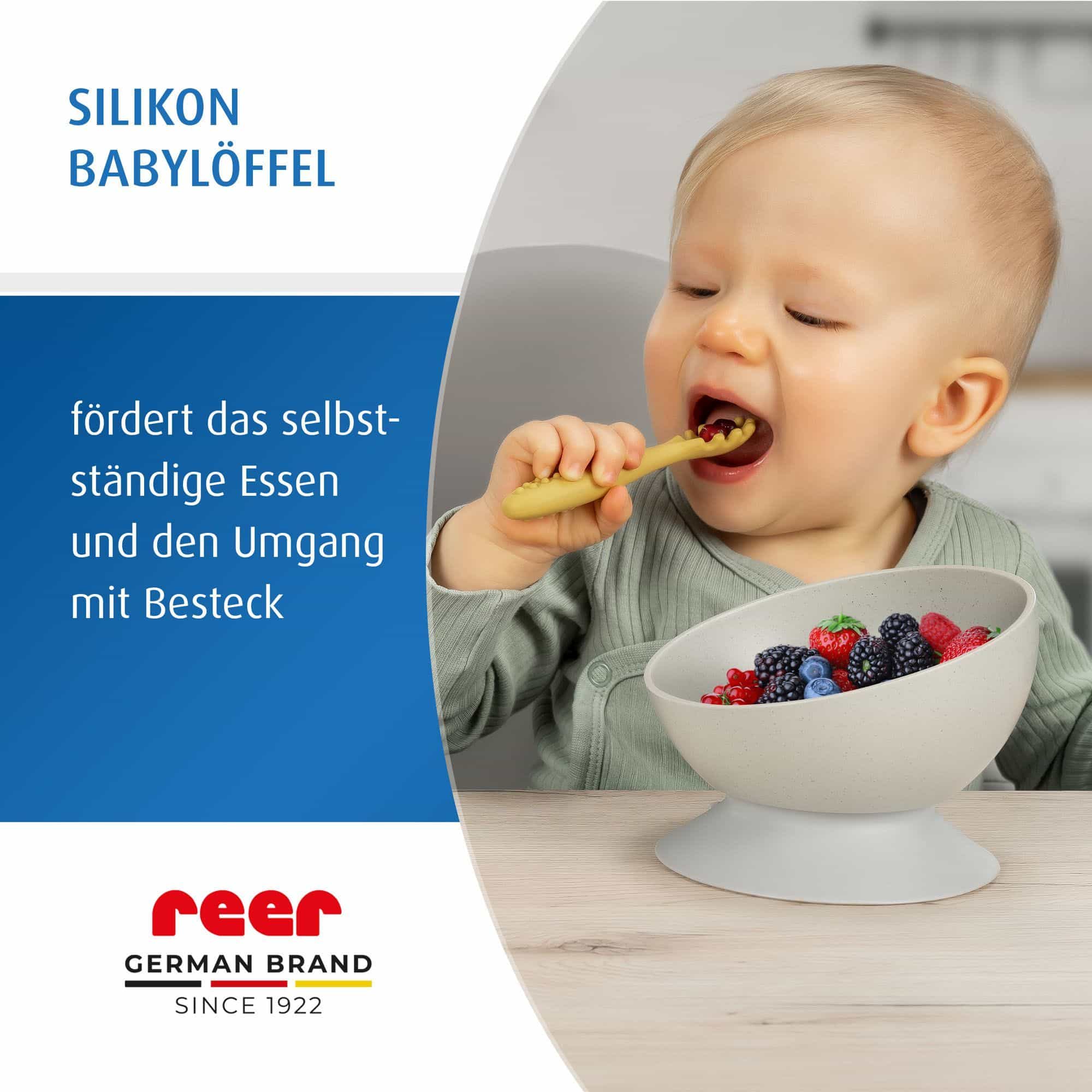 reer LittleYumie Silikon Babylöffel reer LittleYumie Silikon Babylöffel
