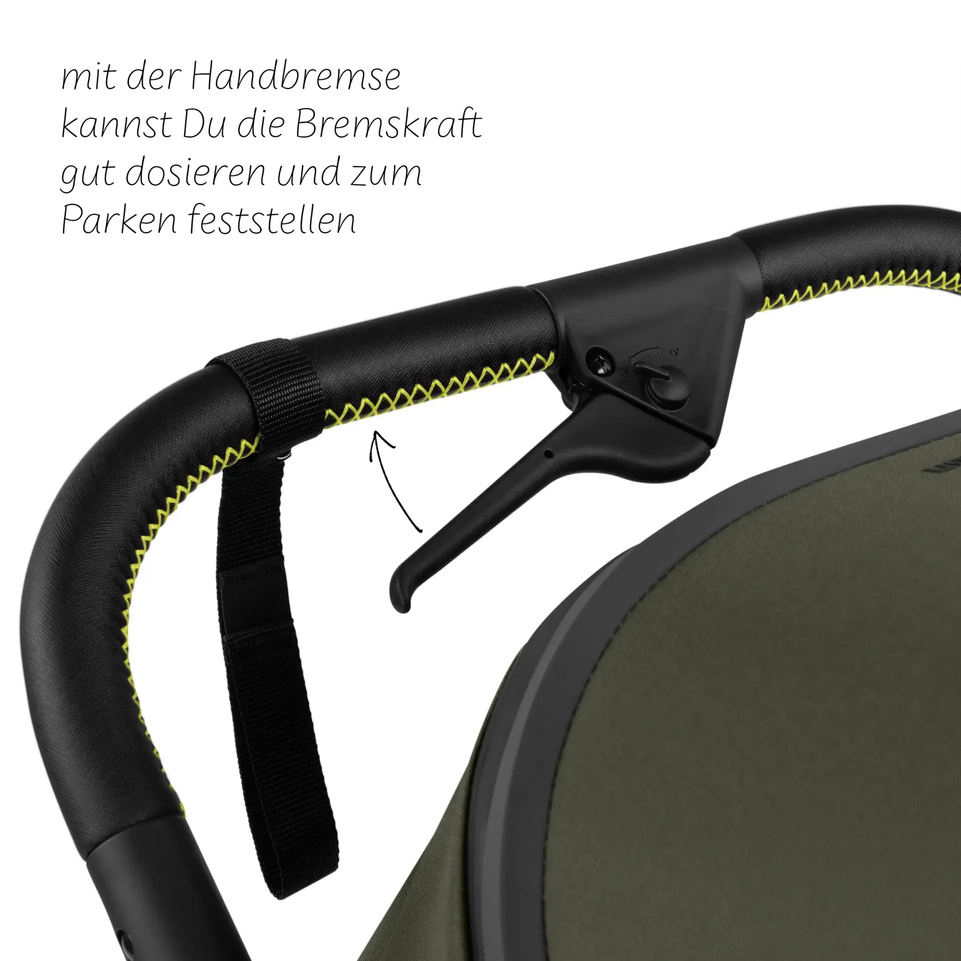 Griff mit Handbremse Griff mit Handbremse