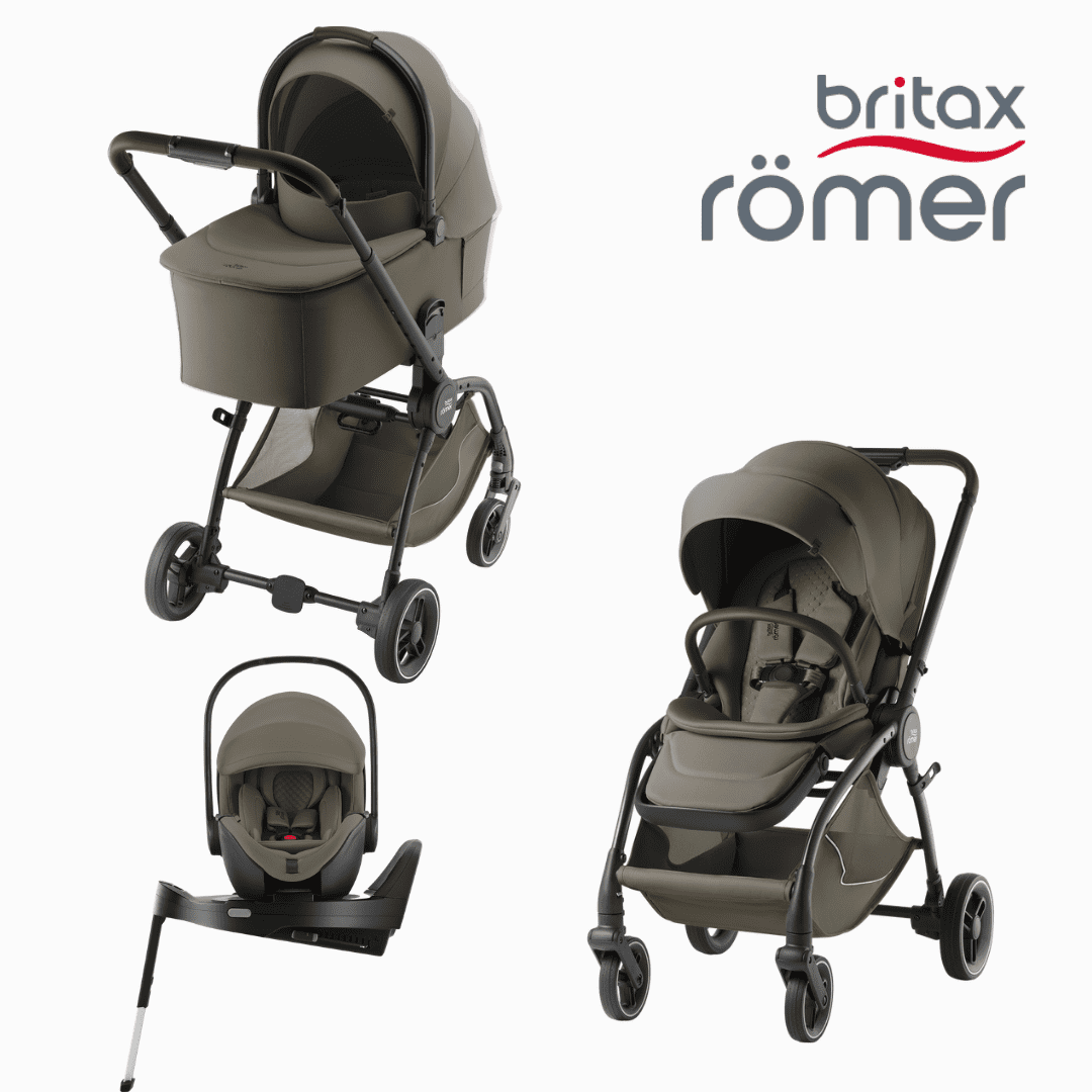 Britax Römer 4in1 Comfort-Set RIO Lux inkl. BABY-SAFE PRO Urban Olive und VARIO BASE 5Z