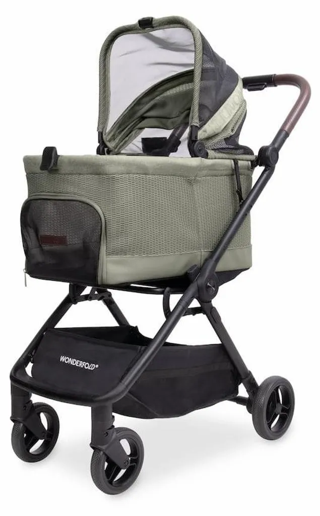 Wonderfold Bella-Haustier-Buggy Grün