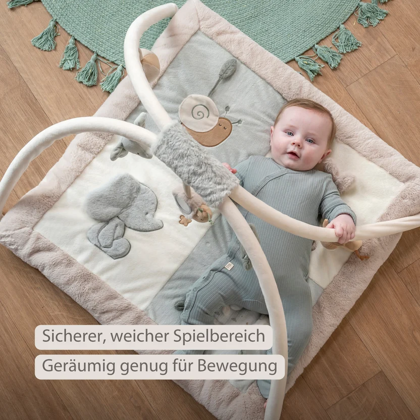 Nattou LouLou Krabbeldecke - Sanfte Farben