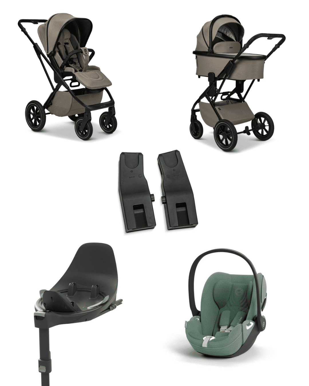 Moon PIU 2025 4in1 Set inkl. Cybex Cloud T plus i-Size mit Base T und Moon PIU Adapter Mud/Leaf Green – Entdecke das Moon PIU 2025 Mud 4in1 Set inkl. CYBEX Cloud T plus i-Size Leaf Green, Base T & Adapter. Stilvoller Komfort, höchste Sicherheit und flexible Mobilität für dein Baby. Jetzt bei babybrands.de!