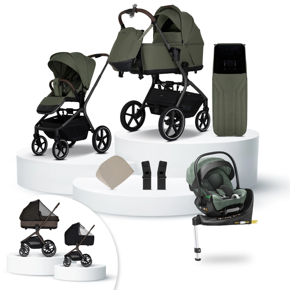 my junior MAVI Kinderwagen-Set 16-teilig Olive Green