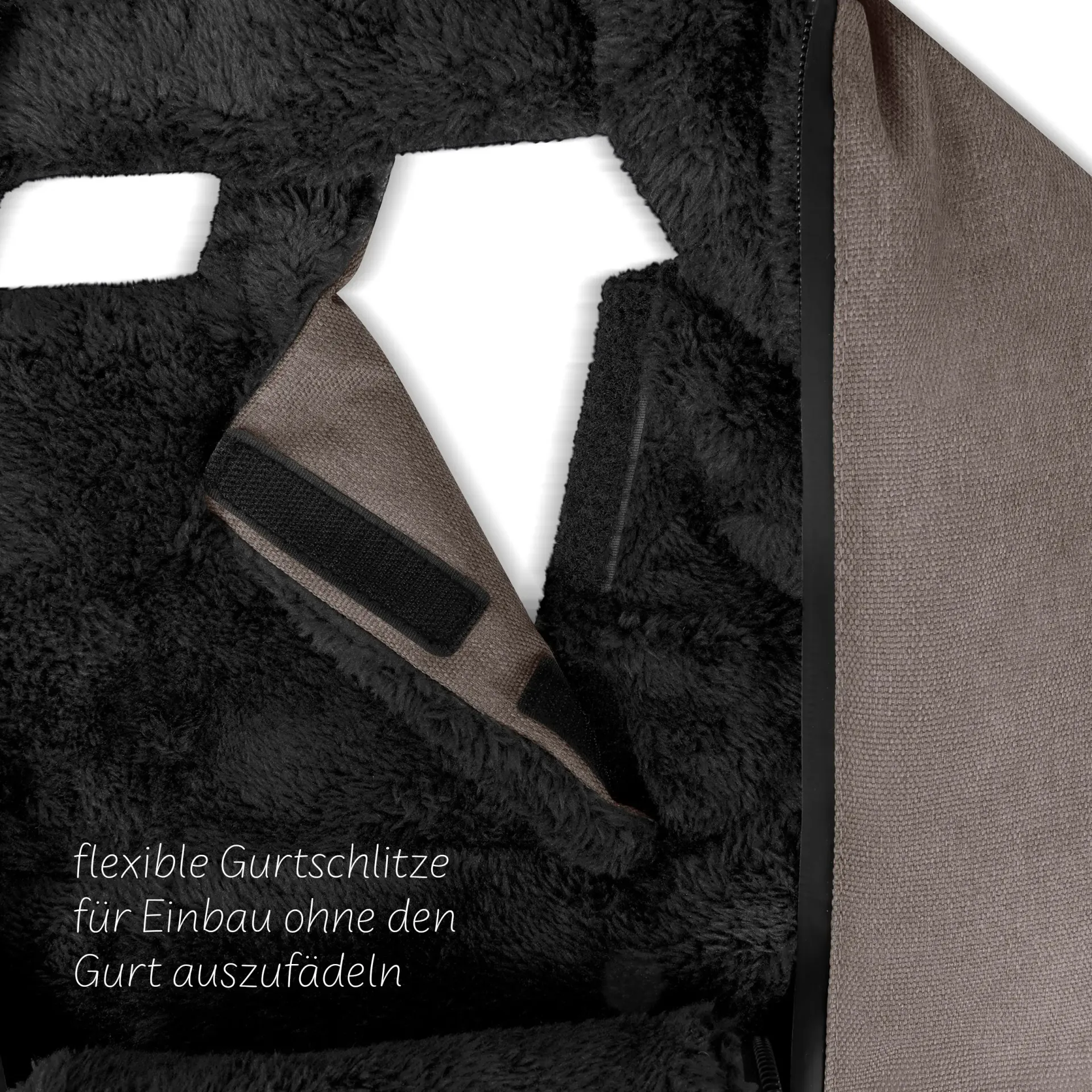 flexible gurtschlitze für leichten einbau der gurte flexible gurtschlitze für leichten einbau der gurte