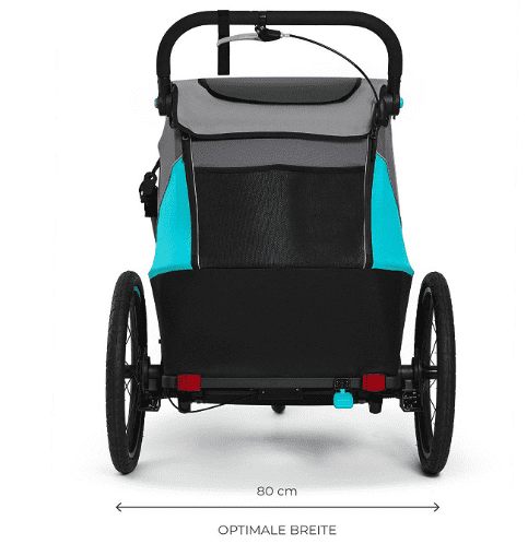 Kinderkraft 3in1 Fahrradanhänger NAVA blau Kinderkraft 3in1 Fahrradanhänger NAVA blau