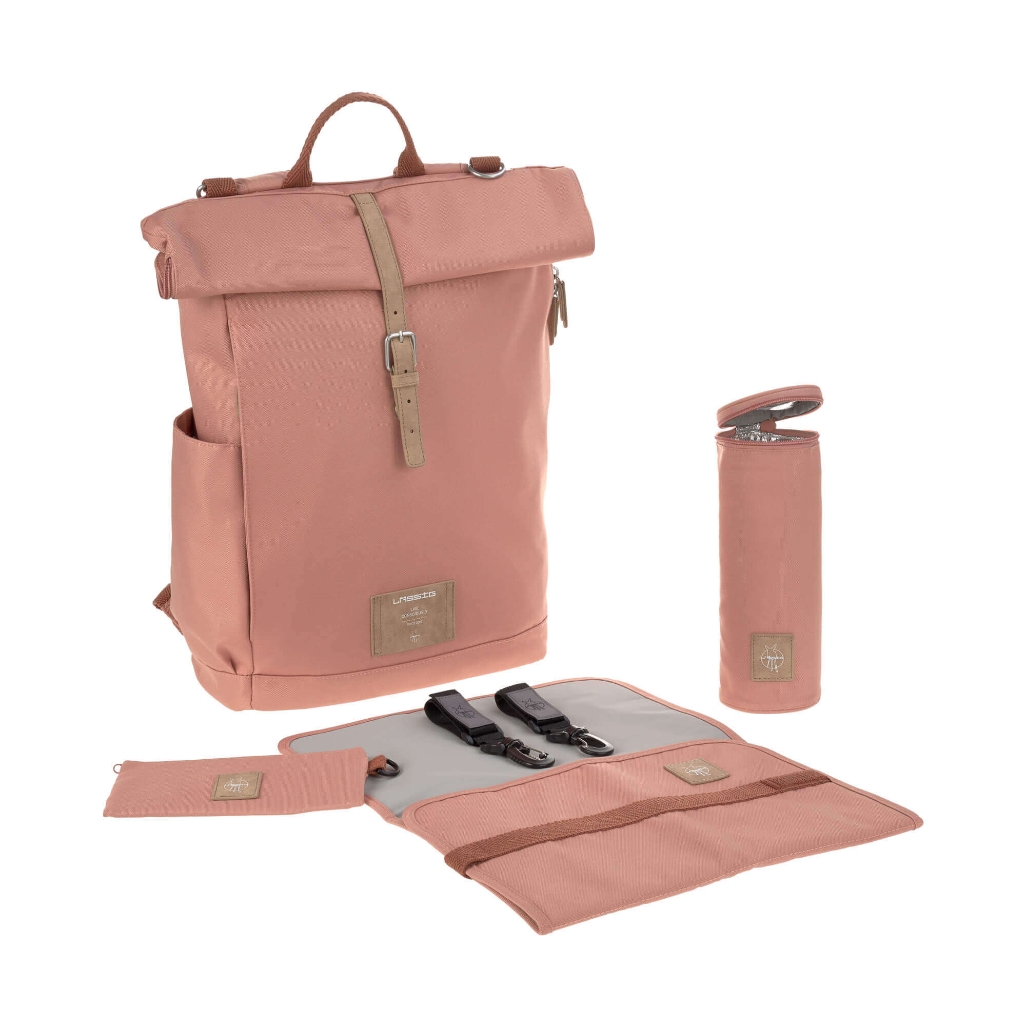 Lässig Wickelrucksack - Rolltop Backpack Cinnamon Lässig Wickelrucksack - Rolltop Backpack Cinnamon