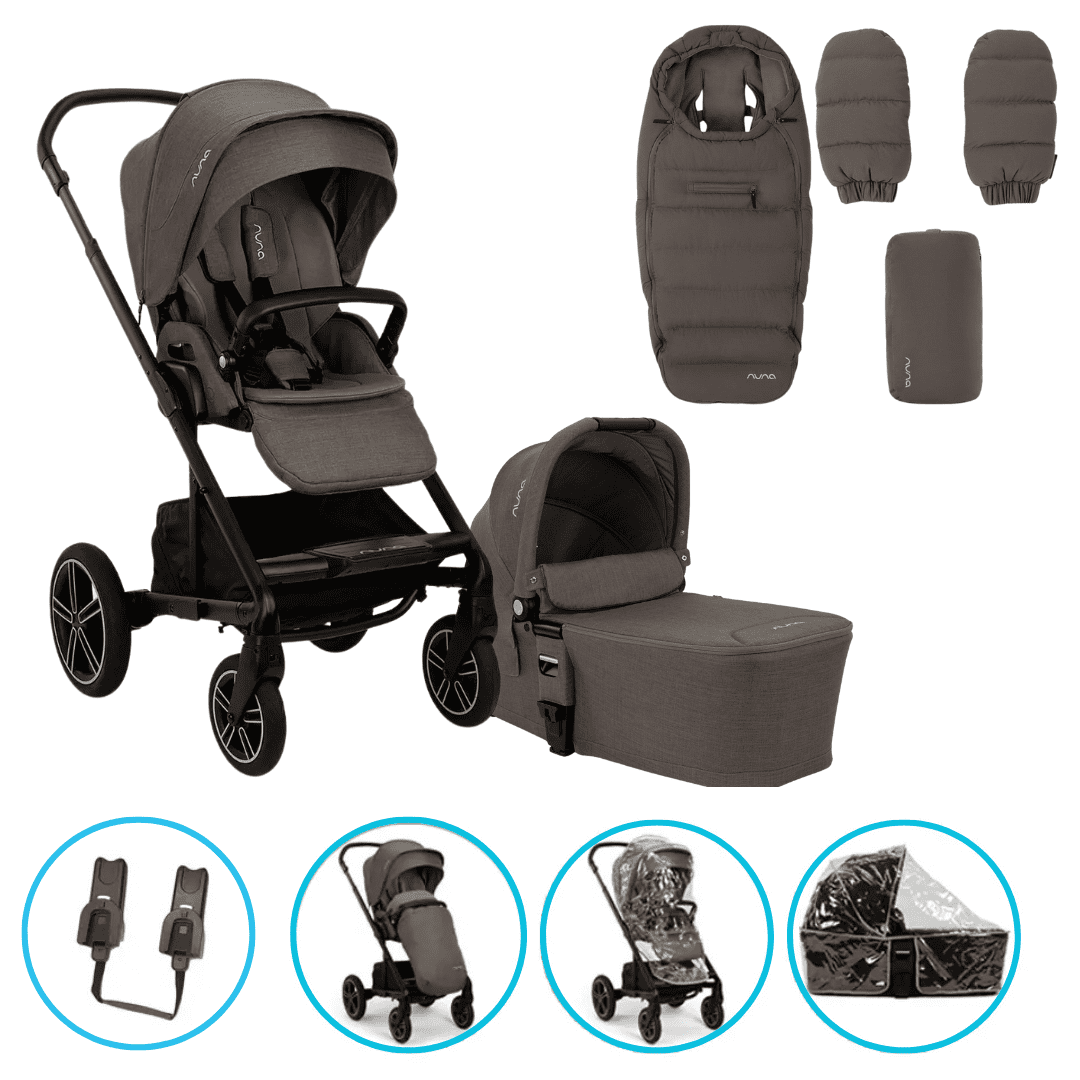 Nuna MIXX next 2in1 Kombikinderwagen Thunder inkl. Winterset Thunder & gratis Zubehör Nuna MIXX next 2in1 Kombikinderwagen Thunder inkl. Winterset Thunder & gratis Zubehör
