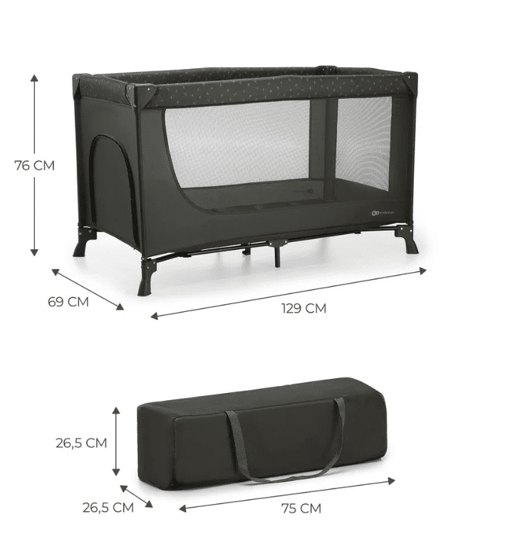 Kinderkraft 2in1 Reisebett JOY LIGHT grau Kinderkraft 2in1 Reisebett JOY LIGHT grau