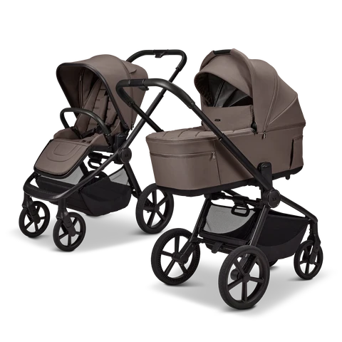 Moon RESEA Fold 3in 1 Kombikinderwagen Greige mit Babyschale Cosmo 2.0