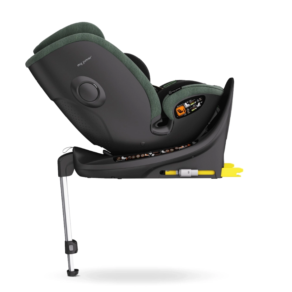 my junior CYRO 360° i-Size Reboarder Grün