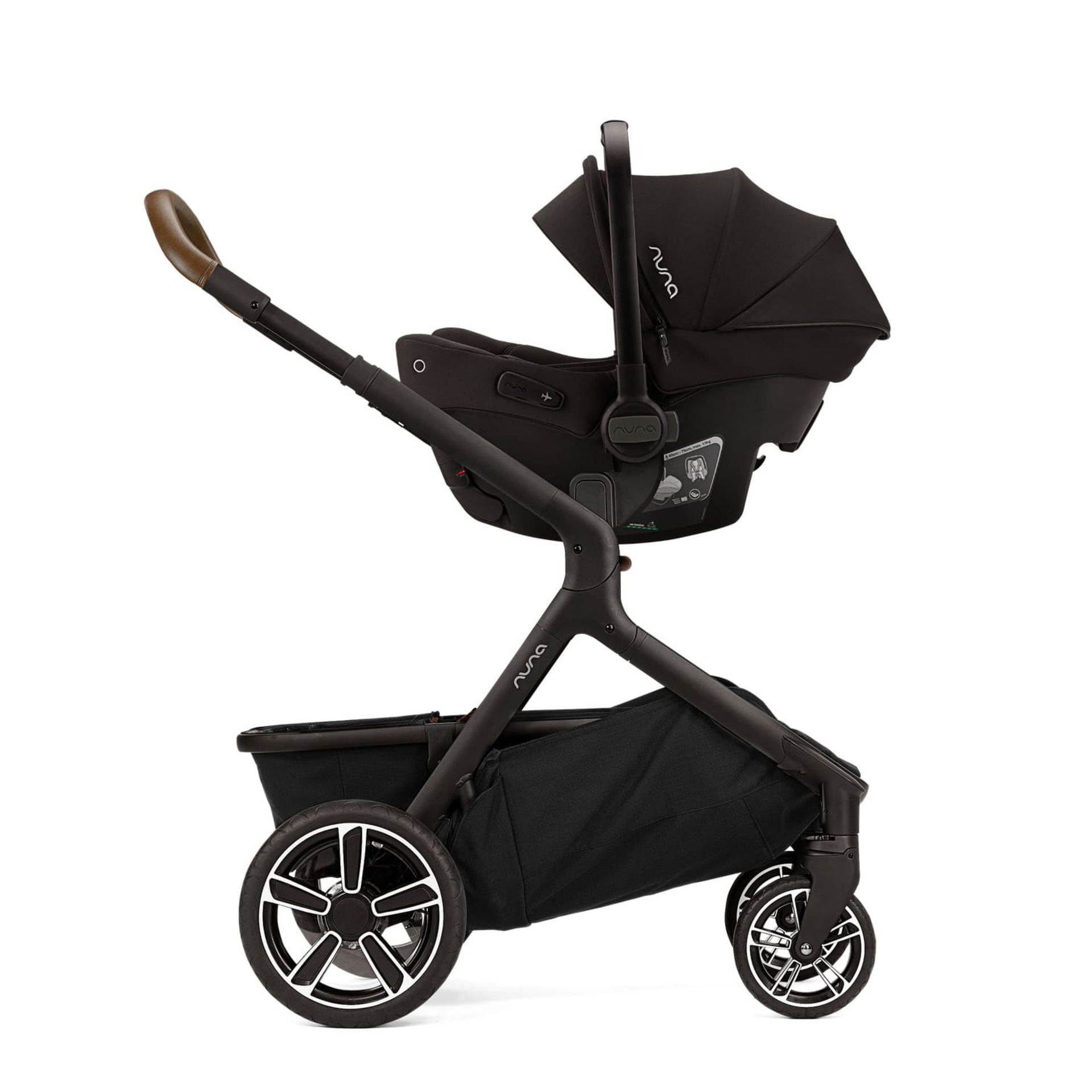 Nuna MIXX next 3in1 Kinderwagen Chateau Set inkl. Pipa Urbn Caviar-Chocolate und gratis Zubehör