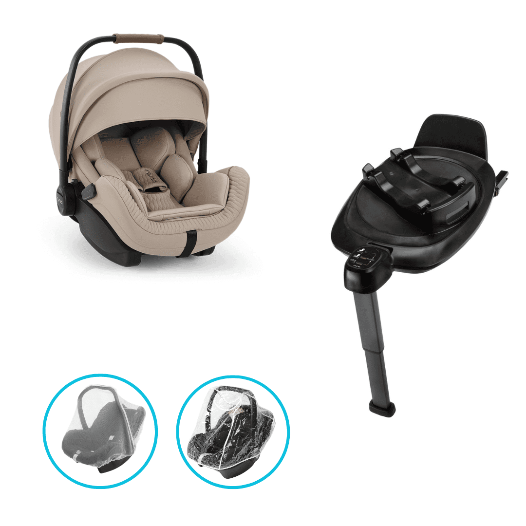 Nuna ARRA flex i-Size Babyschale Cosmopolitan inkl. Isofix-Basis NEXT inkl. GRATIS Zubehör
