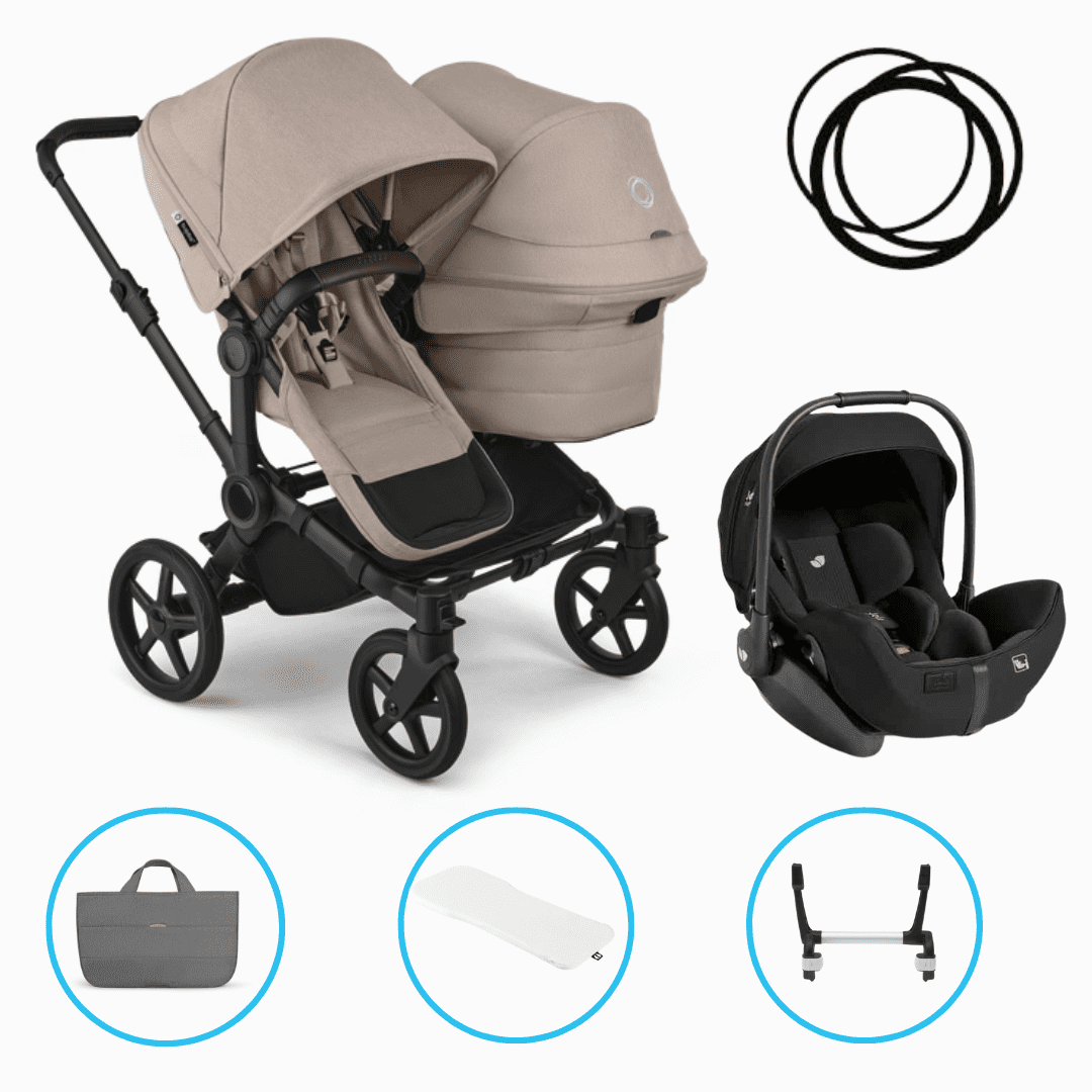 Bugaboo Donkey 6 Duo 3in1 Desert Taupe Set inkl. i-Level Pro Eclipse