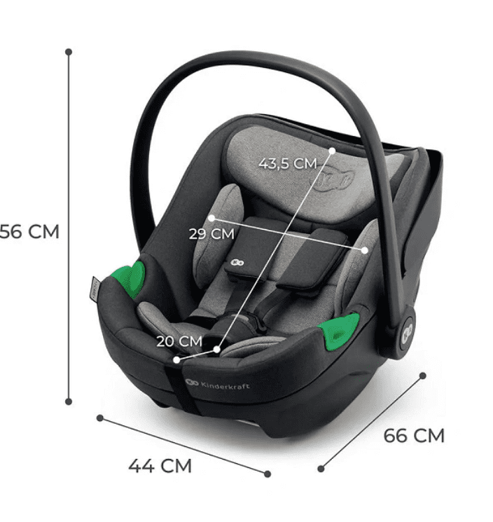 Kinderkraft Babyschale I-CARE i-Size grau