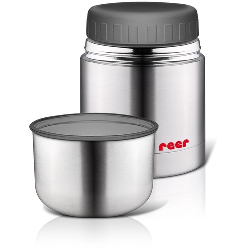 Reer Edelstahl-Warmhaltebox für Nahrung mit Becher - 350 ml Reer Edelstahl-Warmhaltebox für Nahrung mit Becher - 350 ml