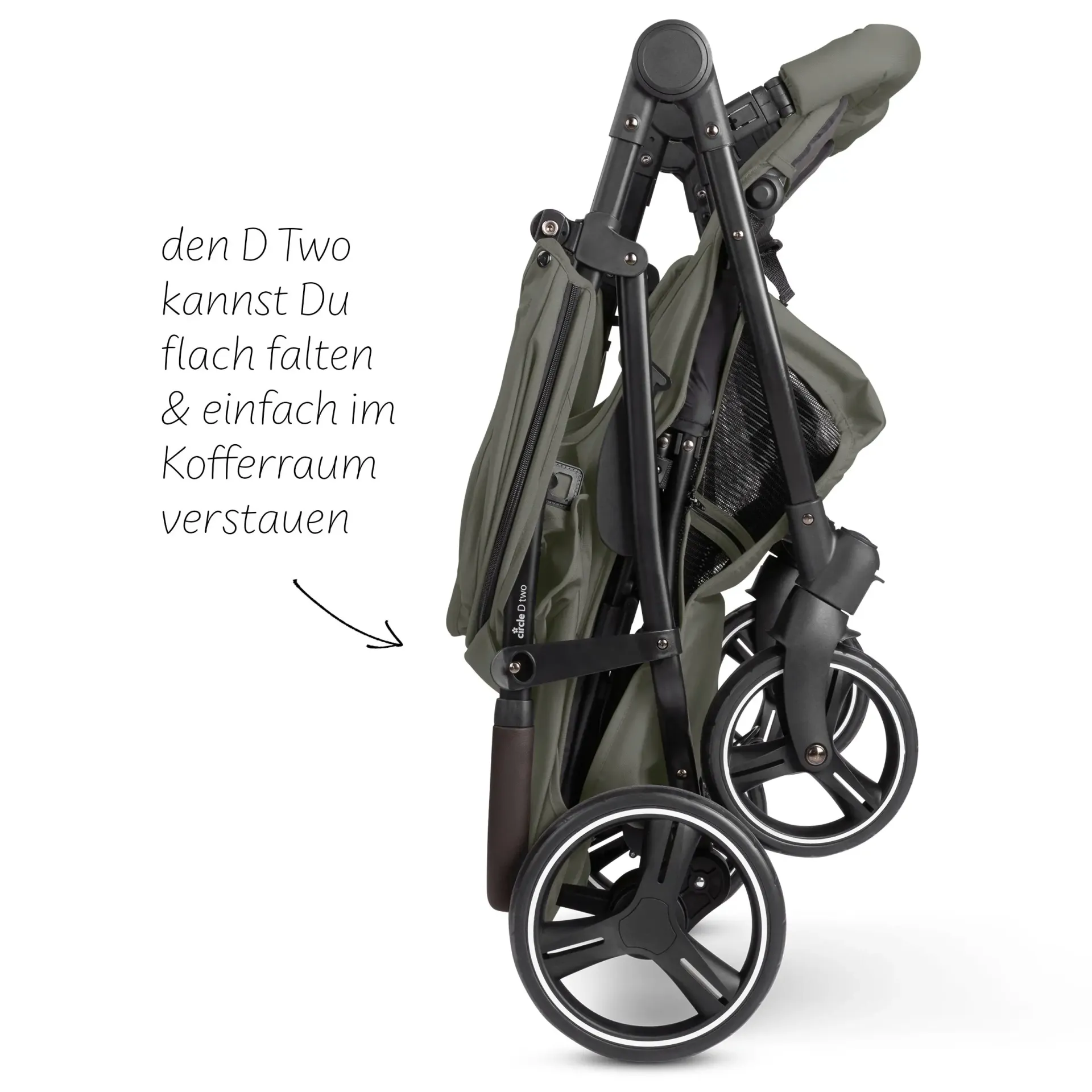 Circle Geschwisterkinderwagen D Two - Wheat
