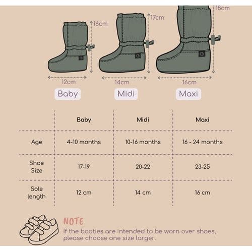 mamalila Softshell-Booties Allrounder Agave/Baby