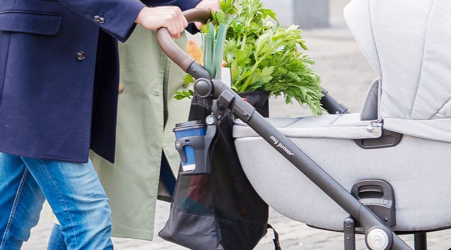 my junior Kinderwagen Getränkehalter My Cup Grau