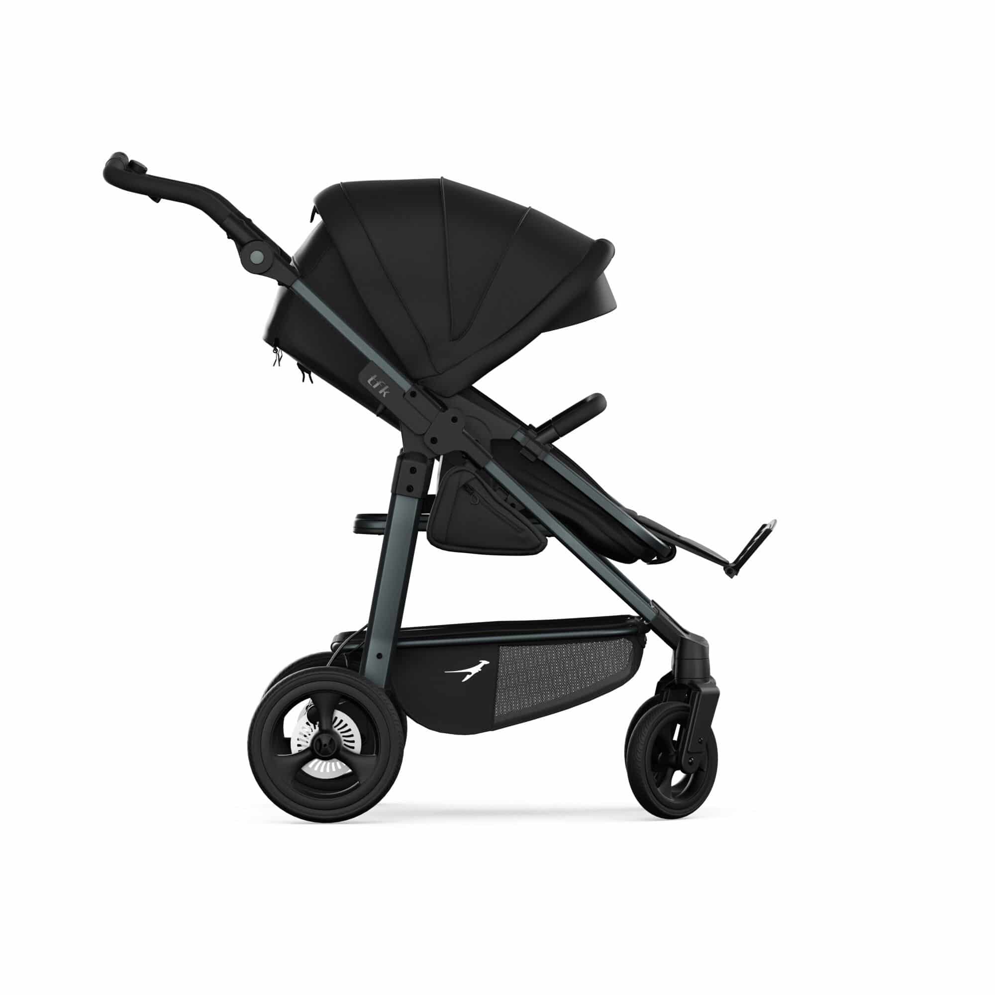 TFK Mono 4 3in1 Kinderwagen Set Schwarz mit CYBEX Cloud T i-Size Sepia Black & TFK Mono Adapter TFK Mono 4 3in1 Kinderwagen Set Schwarz mit CYBEX Cloud T i-Size Sepia Black & TFK Mono Adapter