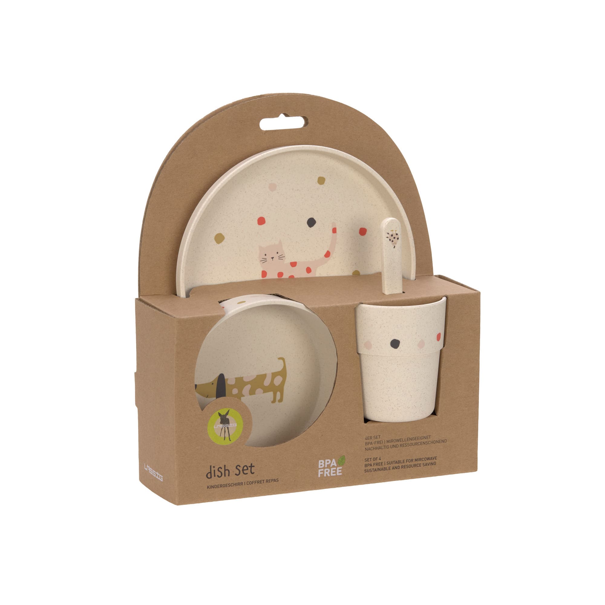 Lässig Kindergeschirr Set (Teller - Schüssel - Becher - Löffel) - Little Mateys spicy orange Lässig Kindergeschirr Set (Teller - Schüssel - Becher - Löffel) - Little Mateys spicy orange