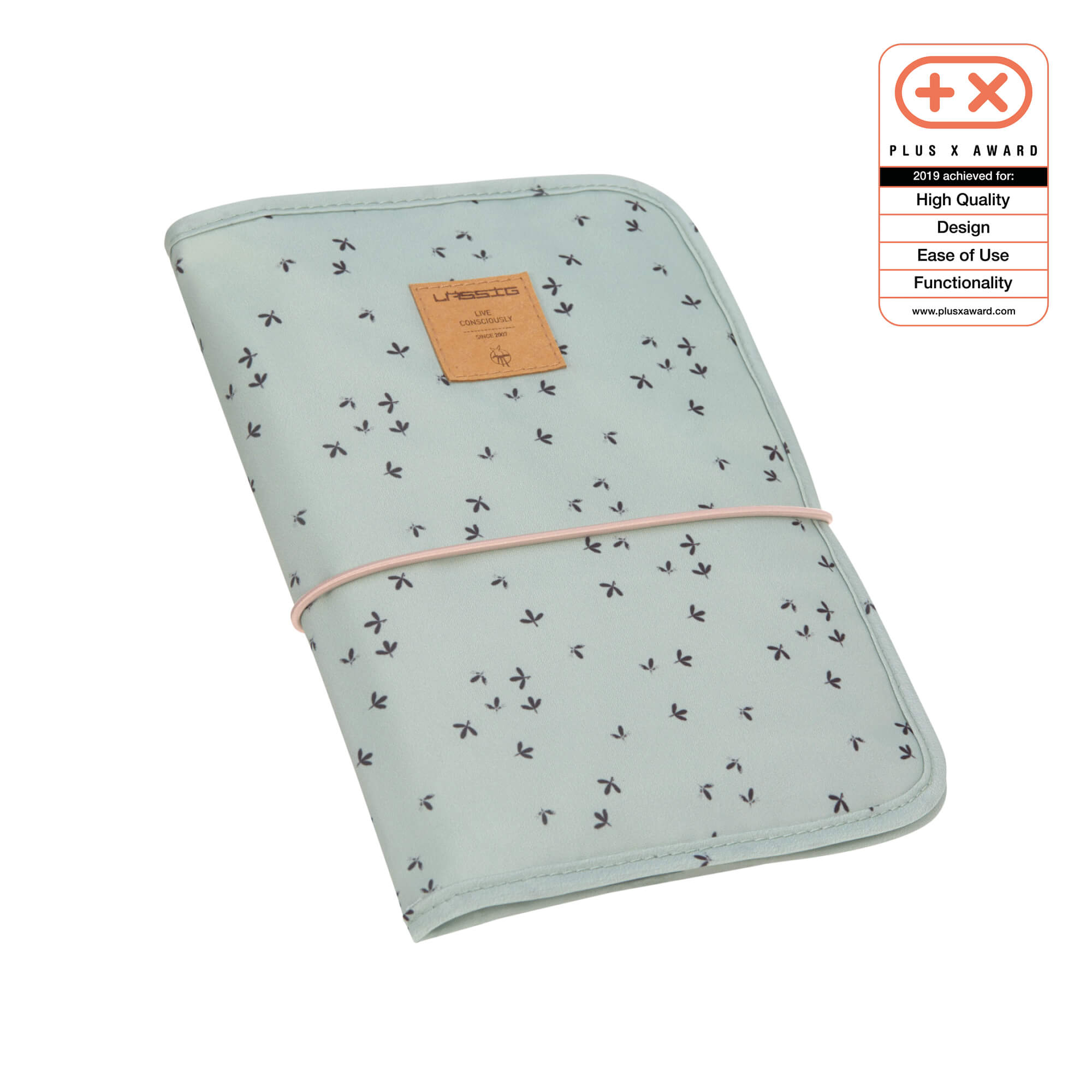 Lässig Changing Pouch Windeltasche Floral mint Lässig Changing Pouch Windeltasche Floral mint