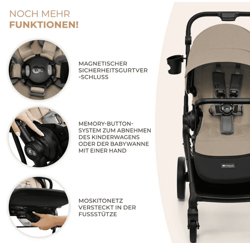 Kinderkraft Buggy YOXI beige Kinderkraft Buggy YOXI beige