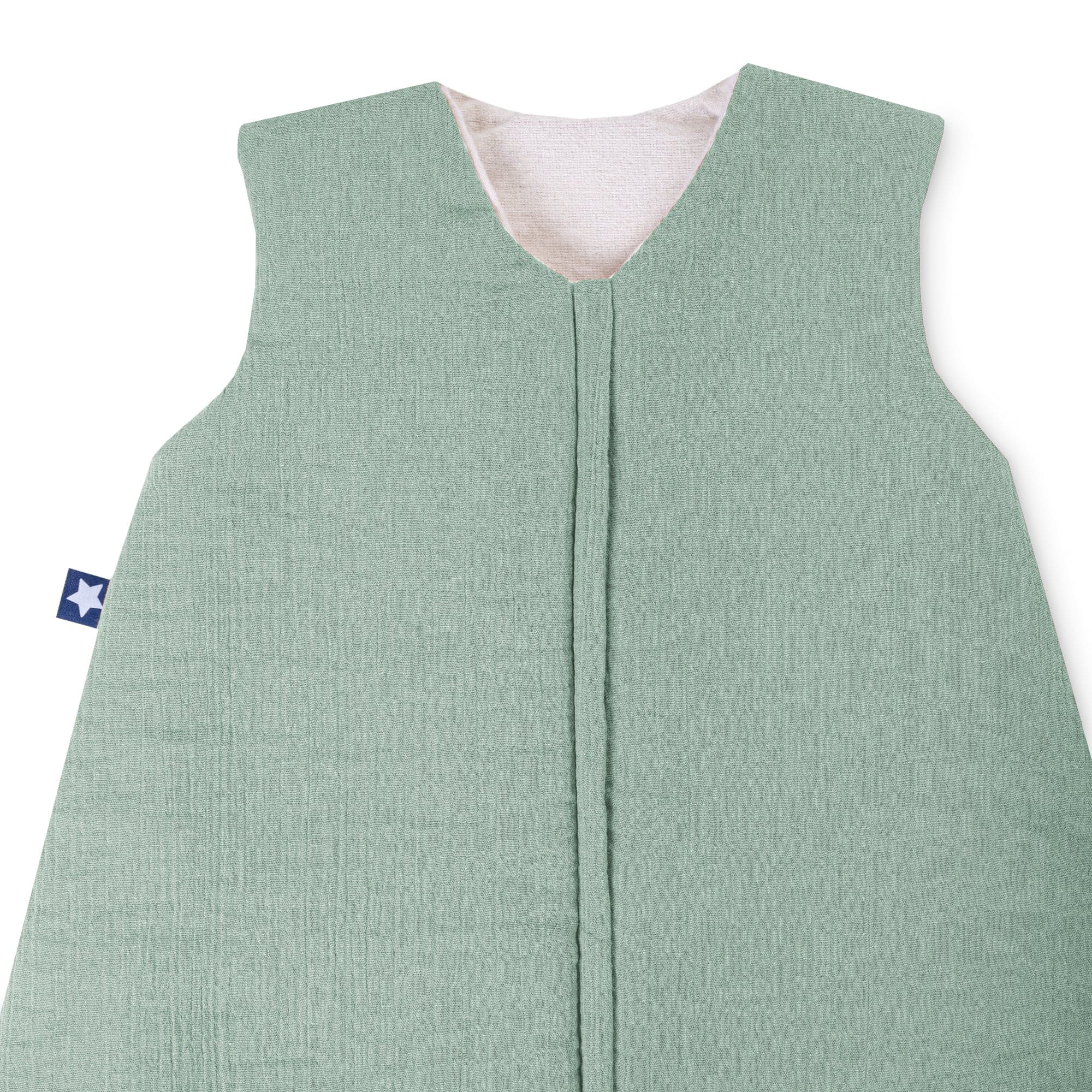 Zöllner Jumper - Schlafsack Grün - gefütterter Musselin 92 Zöllner Jumper - Schlafsack Grün - gefütterter Musselin 92