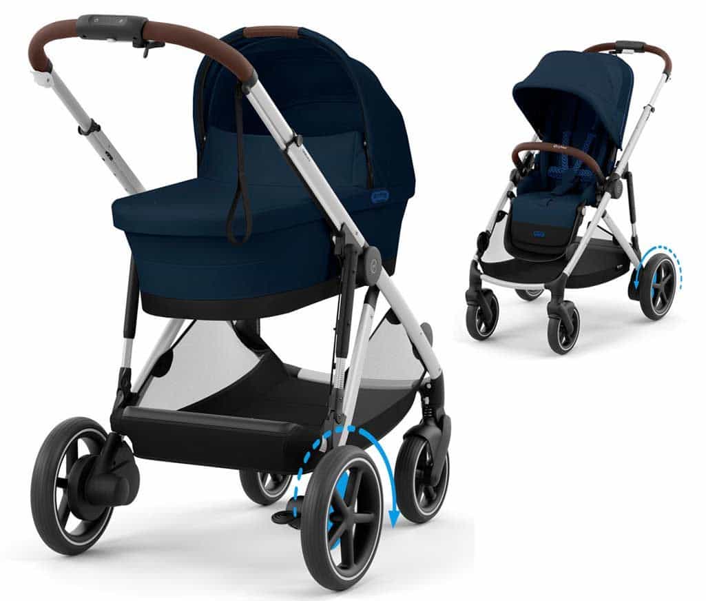 CYBEX e Gazelle S Kombikinderwagen 2in1 Ocean Blue