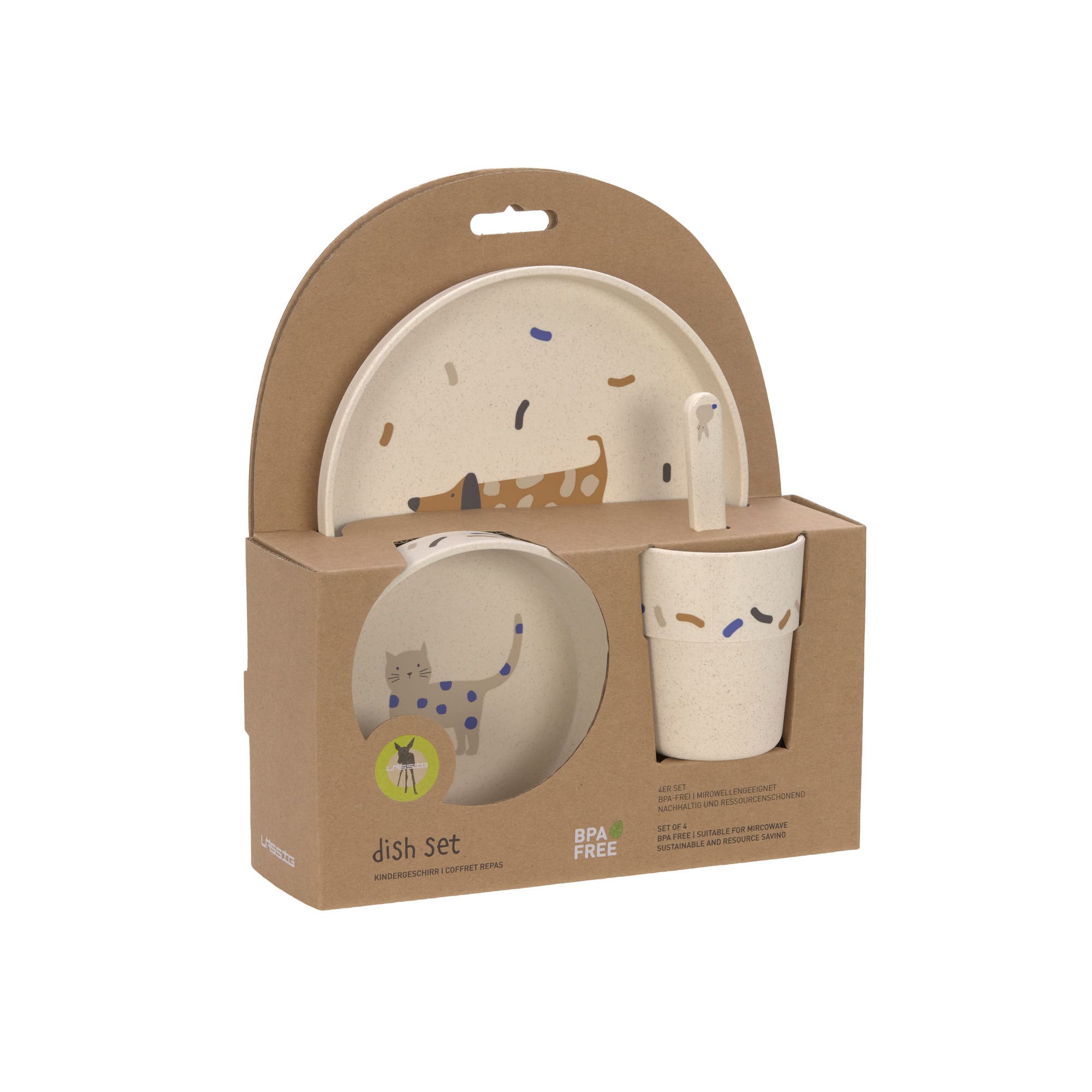 Lässig Kindergeschirr Set (Teller - Schüssel - Becher - Löffel) - Little Mateys Royal Blau Lässig Kindergeschirr Set (Teller - Schüssel - Becher - Löffel) - Little Mateys Royal Blau