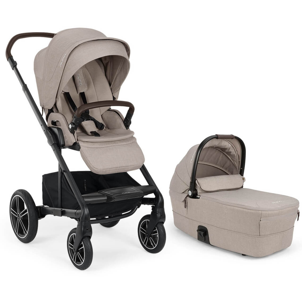 Nuna MIXX next 4in1 Kinderwagen Set Chateau inkl. Arra flex Chateau, Base Next & gratis Zubehör