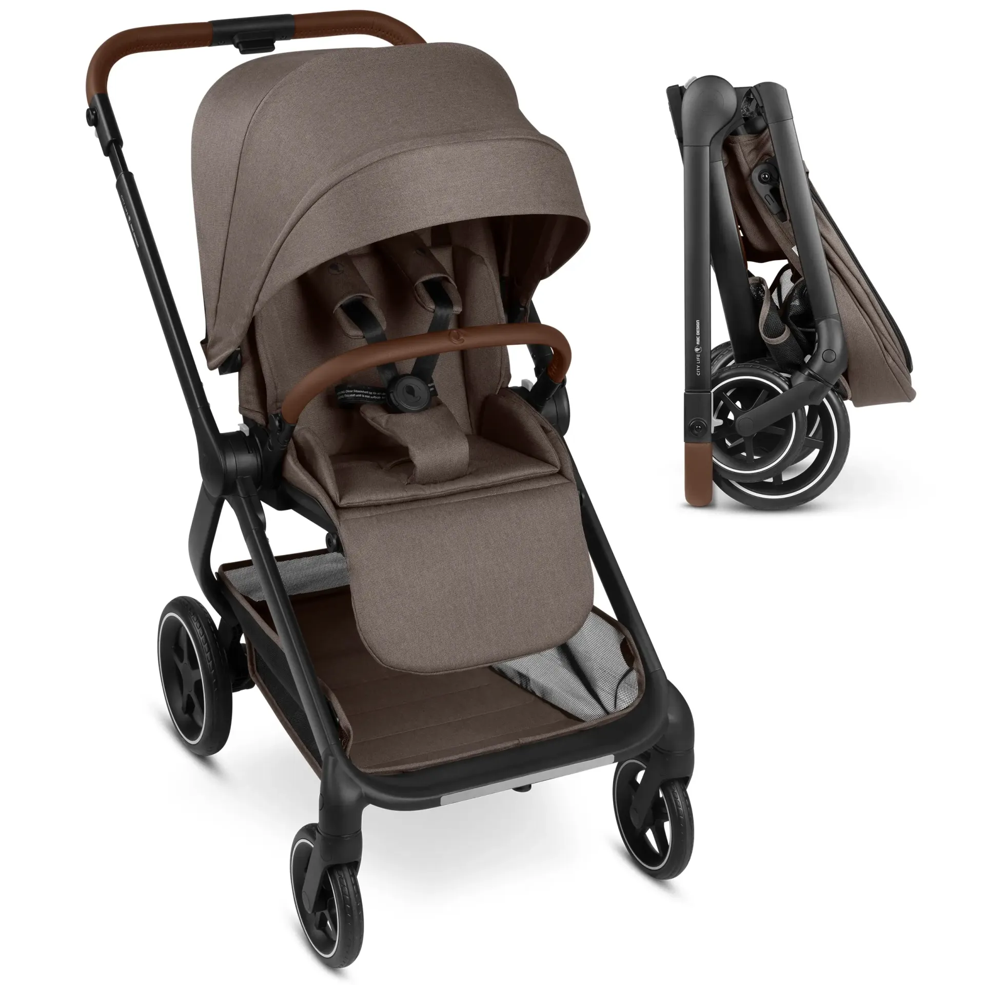 ABC Design City Life Sportwagen Nature – Der City Life Kinderwagen Nature ist kompakt, leicht & wendig. Wendbarer Sitz, hoher Komfort & ideal für Bus, Bahn und Stadtleben mit Kind. ABC Design City Life Sportwagen Nature – Der City Life Kinderwagen Nature ist kompakt, leicht & wendig. Wendbarer Sitz, hoher Komfort & ideal für Bus, Bahn und Stadtleben mit Kind.