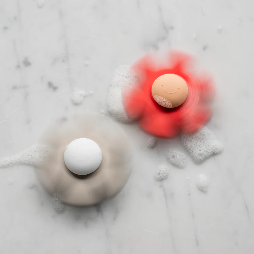 Nattou Spinner Blume SILICONE Rosa