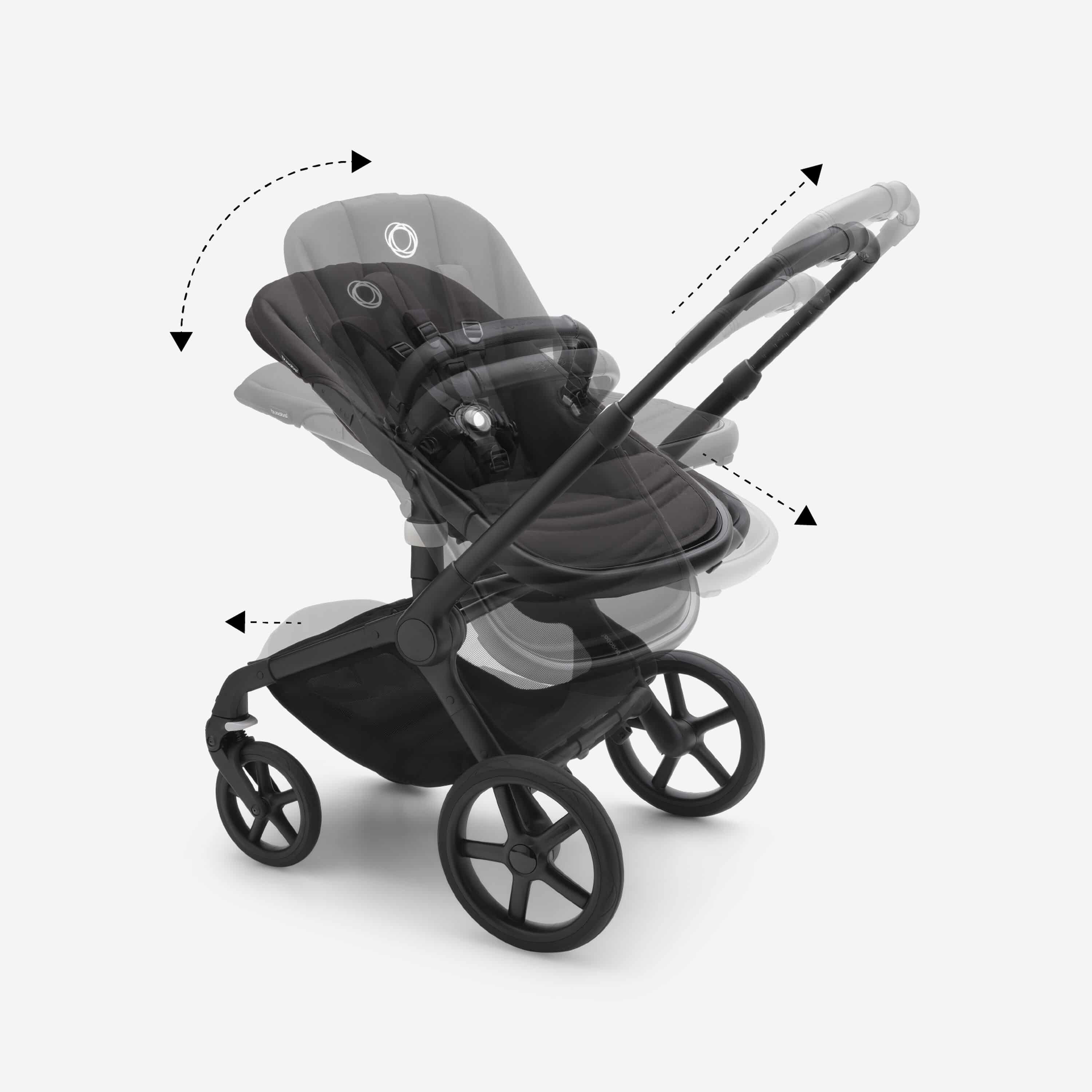 Bugaboo Fox5 Renew Kombikinderwagen Heritage Black inkl. gratis Babynest Bugaboo Fox5 Renew Kombikinderwagen Heritage Black inkl. gratis Babynest