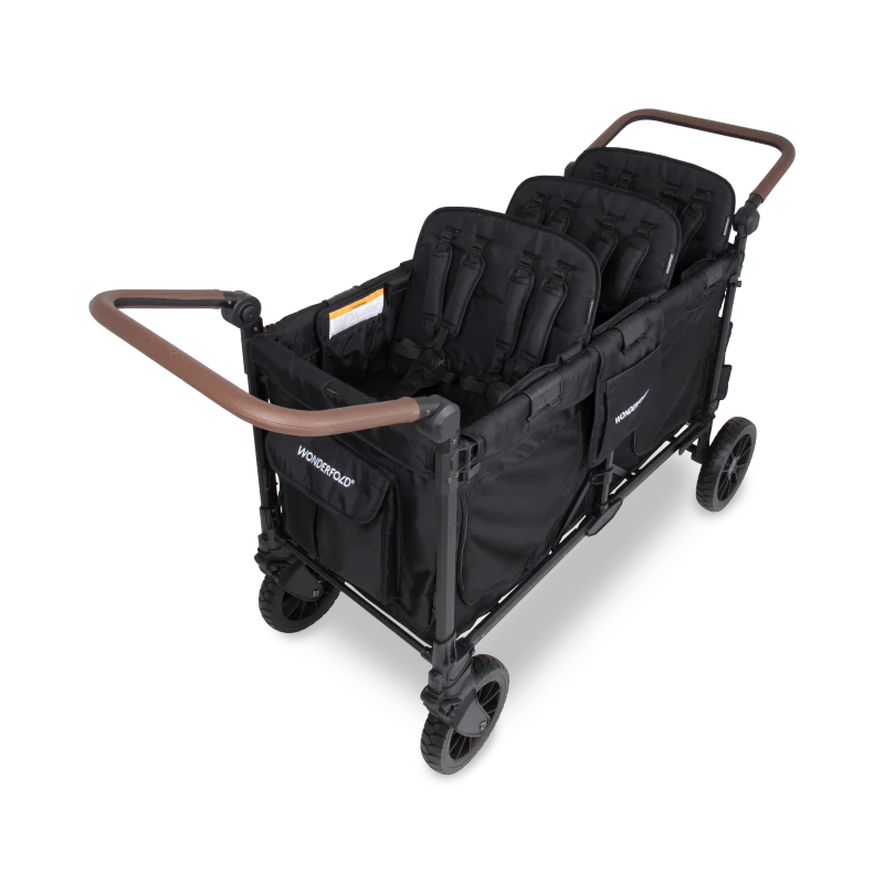 Wonderfold W6 Luxe Pro KinderVan 6-Sitzer Schwarz