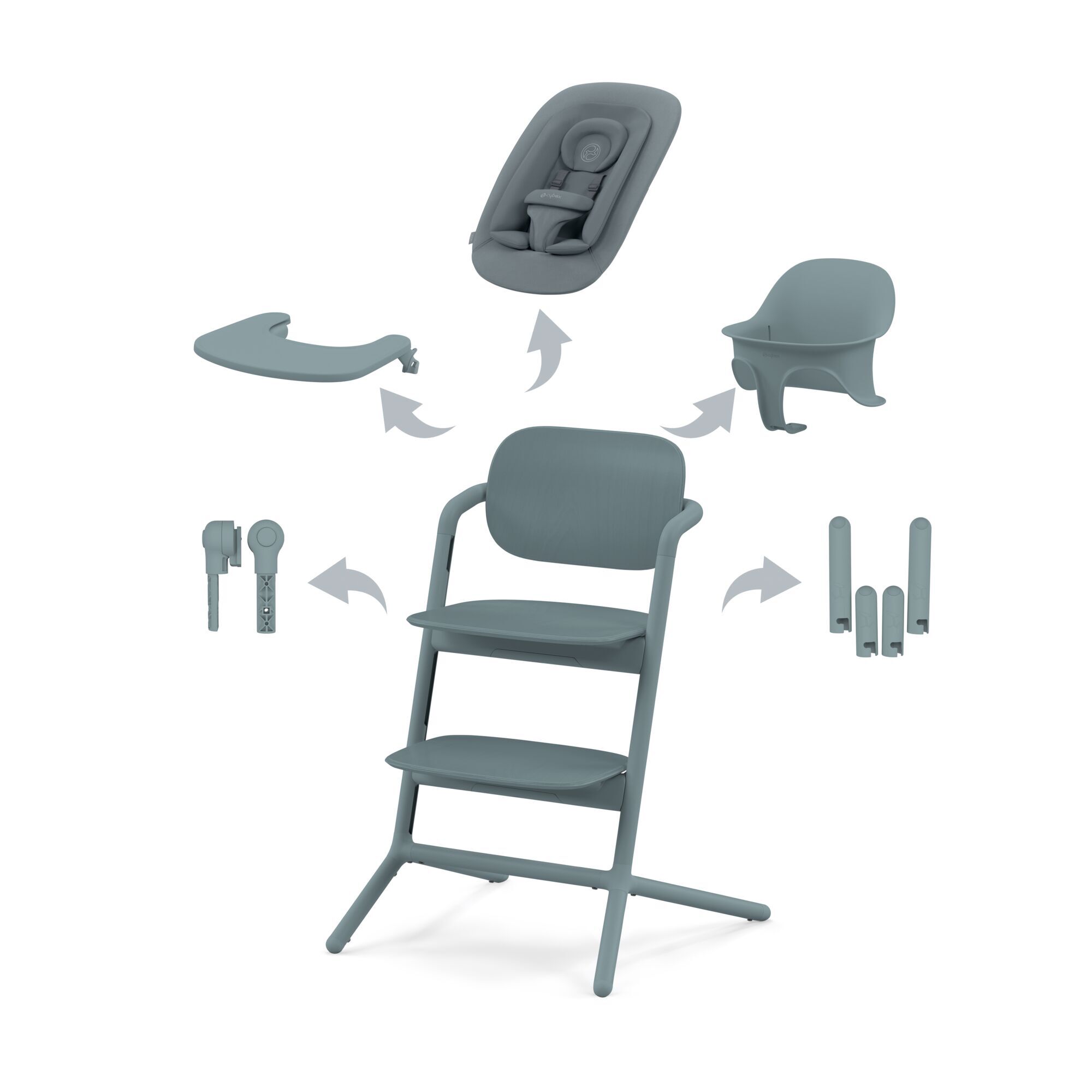CYBEX LEMO 4in1 Set Stone Blue CYBEX LEMO 4in1 Set Stone Blue