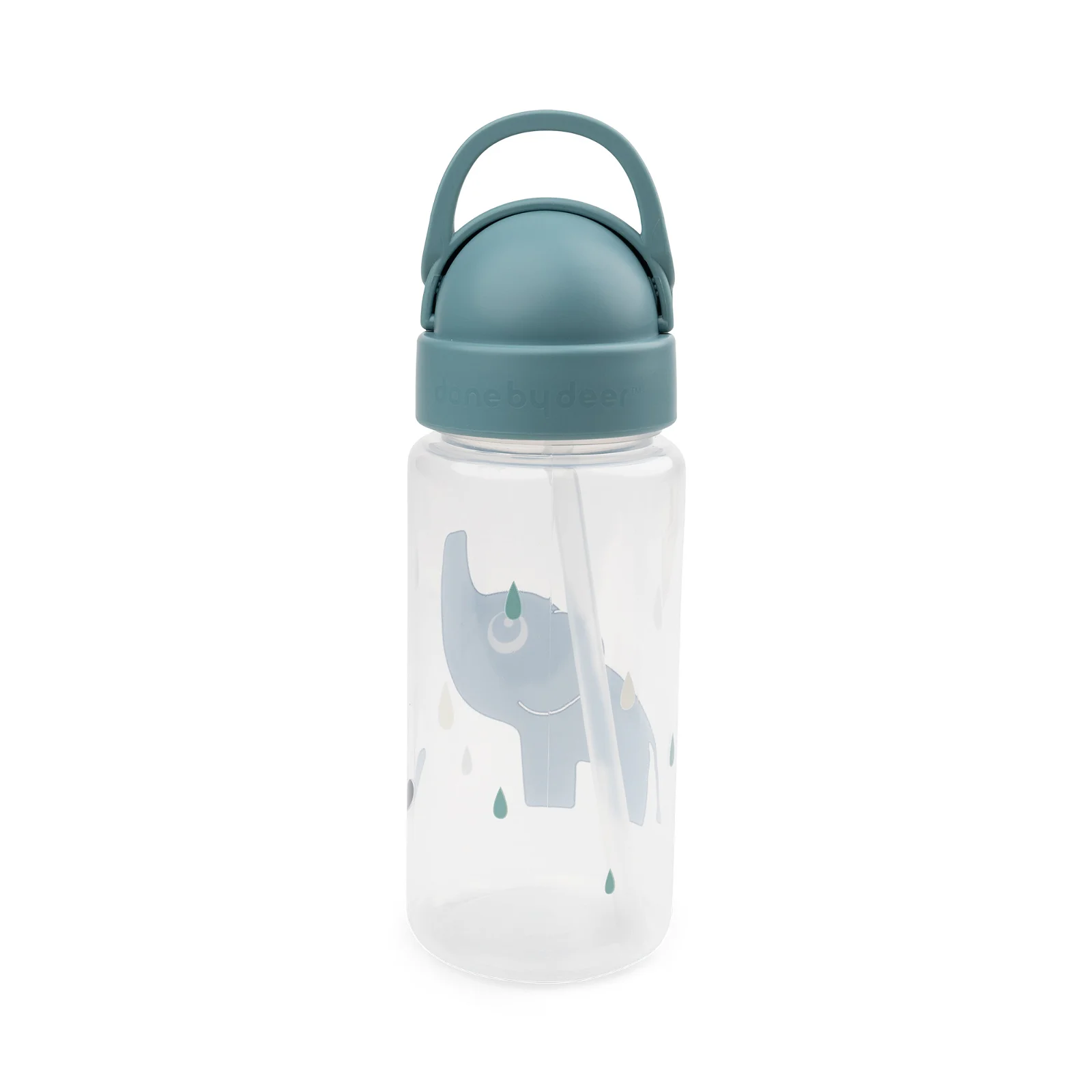 Done by Deer - Trinkflasche mit Strohhalm Elphee Blue Done by Deer - Trinkflasche mit Strohhalm Elphee Blue