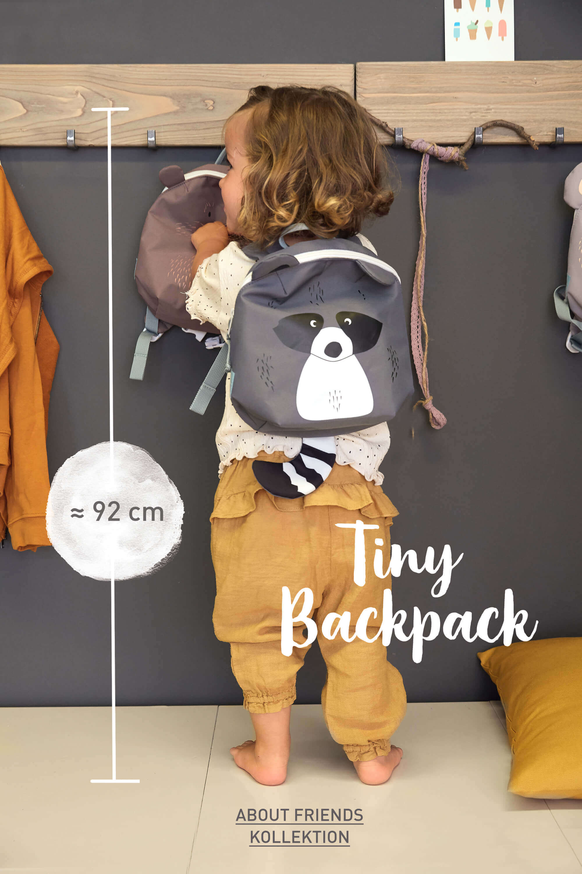 Lässig Tiny Backpack About Friends Racoon - Kindergartenrucksack Lässig Tiny Backpack About Friends Racoon - Kindergartenrucksack