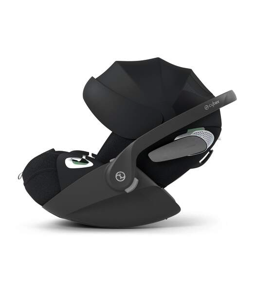 Cybex Priam Komfort Kinderwagen Set 4in1 Matt Black / Sepia Black inkl. Cloud T Plus Sepia Black und Base T