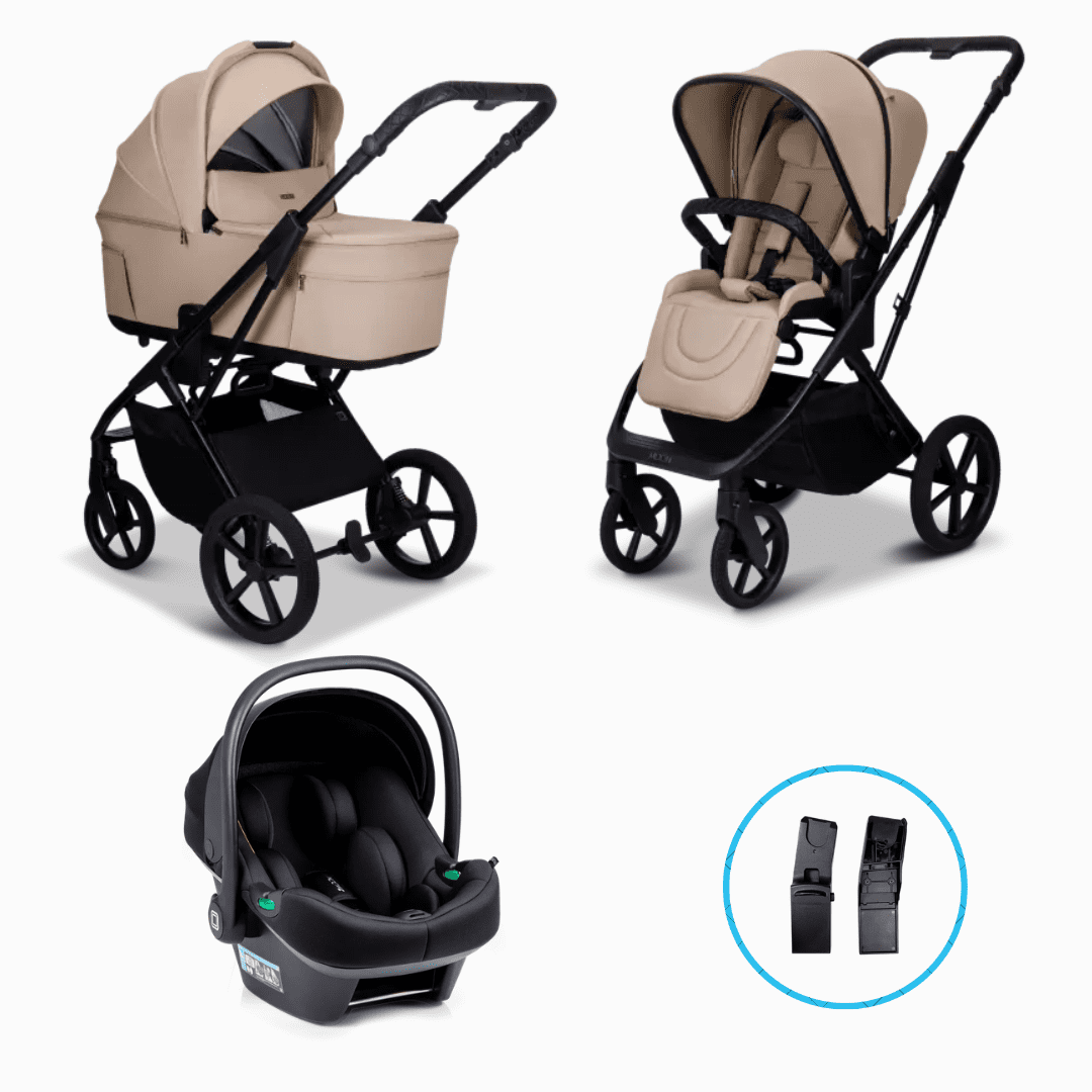 Moon CIAO Fold 3in1 Set Sand inkl. Babyschale LOLA