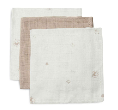 Jollein Waschlappen - 2er Pack Ivory Jollein Waschlappen - 2er Pack Ivory