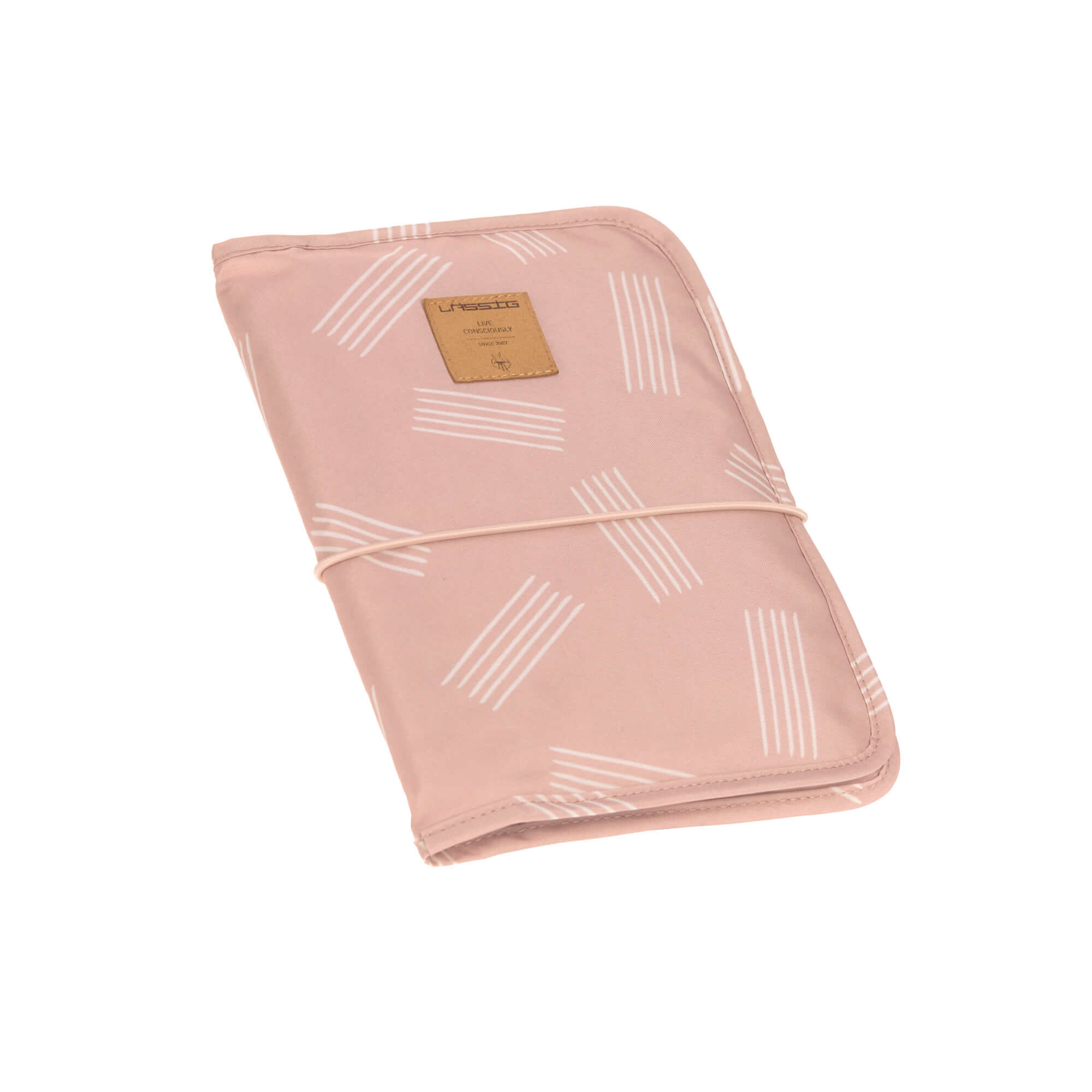 Lässig Changing Pouch Windeltasche  Soft Stripes Rose Lässig Changing Pouch Windeltasche  Soft Stripes Rose