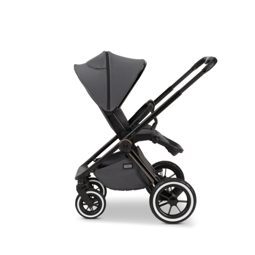 Moon GIO+ Kombikinderwagen Anthrazit Set 3in1 inkl. Cybex Cloud T i-Size mirage grey Babyschale