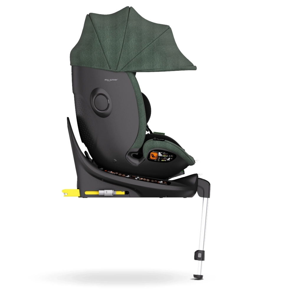 my junior CYRO 360° i-Size Reboarder Grün