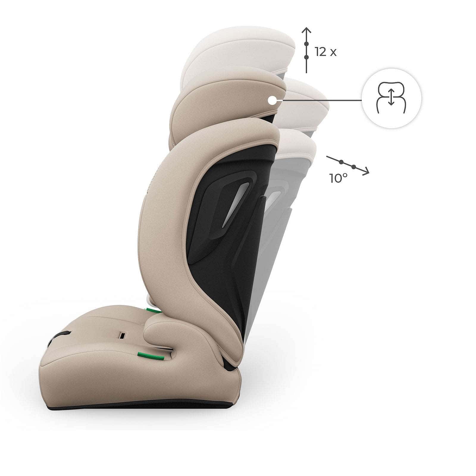 Kinderkraft COMFORT UP 2 PLUS i-Size Kindersitz Beige
