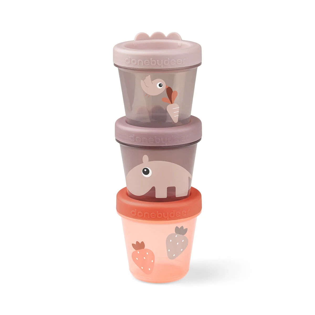 Done by Deer - Baby Snackbox 3er Set Ozzo Powder Done by Deer - Baby Snackbox 3er Set Ozzo Powder