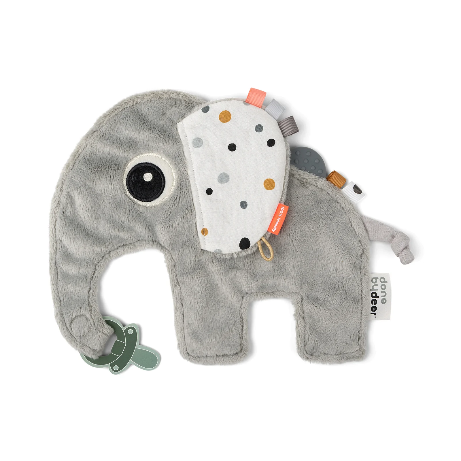 Done by Deer Schmusetuch Elefant Grey Done by Deer Schmusetuch Elefant Grey