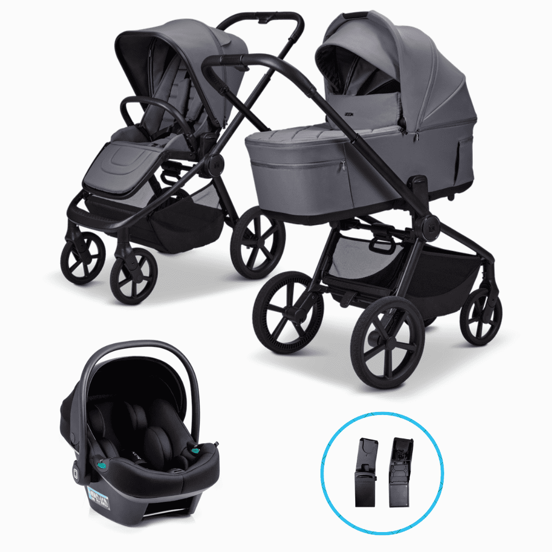 Moon RESEA Fold 3in1 Set Graphite inkl. Babyschale LOLA